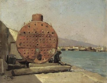 Abstracto famoso Painting - Puerto de Málaga 1900 Cubista